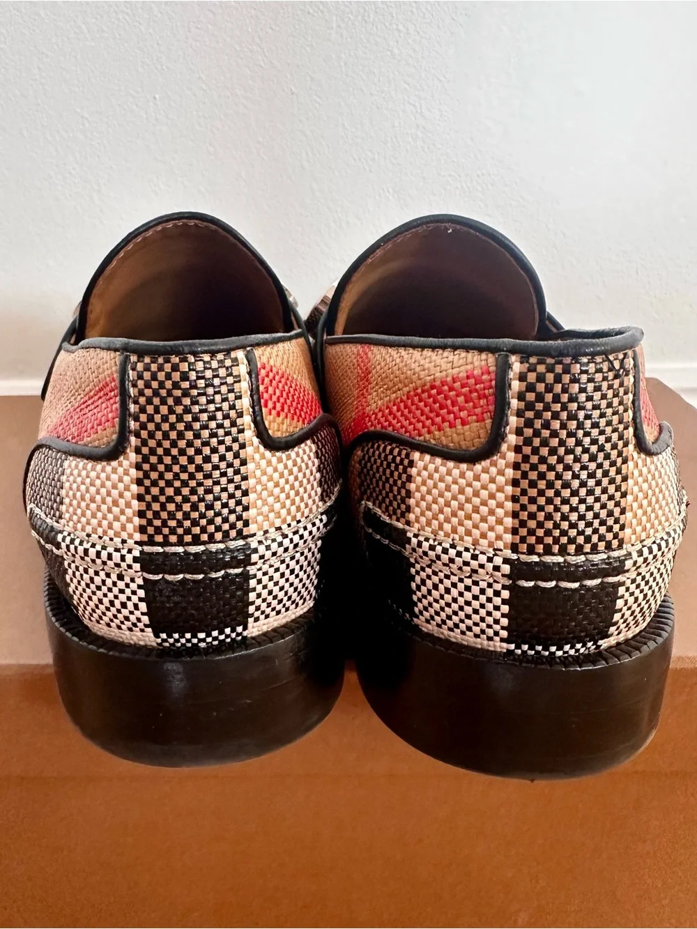 Burberry Broadbrook Signature Burberry check loafers size eu 40